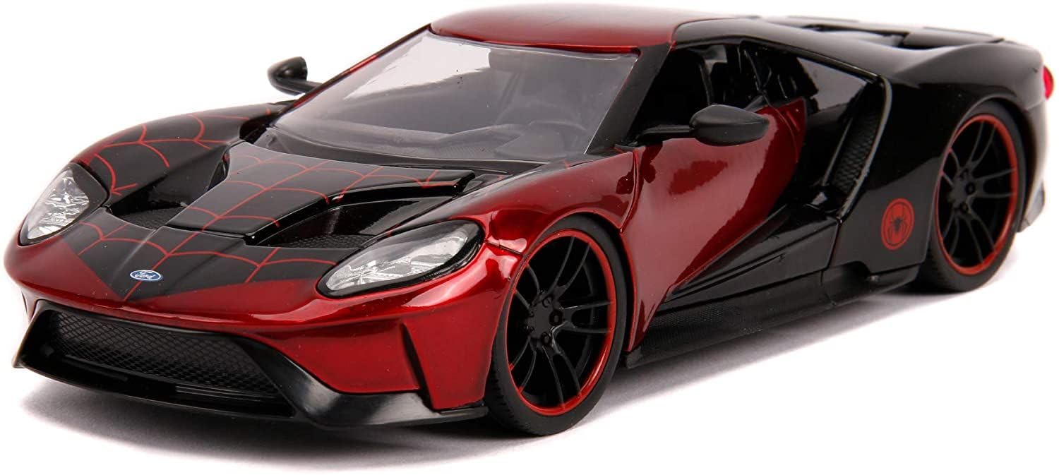Іграшковий Автомобіль Jada Toys Marvel Miles Morales 2017 Ford GT Відкривання Дверей Багажника Капота + Фігурка, фото №6 Іграшковий Автомобіль Jada Toys Marvel Miles Morales 2017 Ford GT Відкривання Дверей Багажника Капота + Фігурка, фото №6