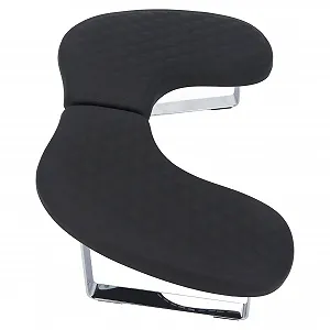 Підставка для рук манікюрна Ruhe vom Nagelnagel М'яка PU для домашнього використання Чорна - Фото 1