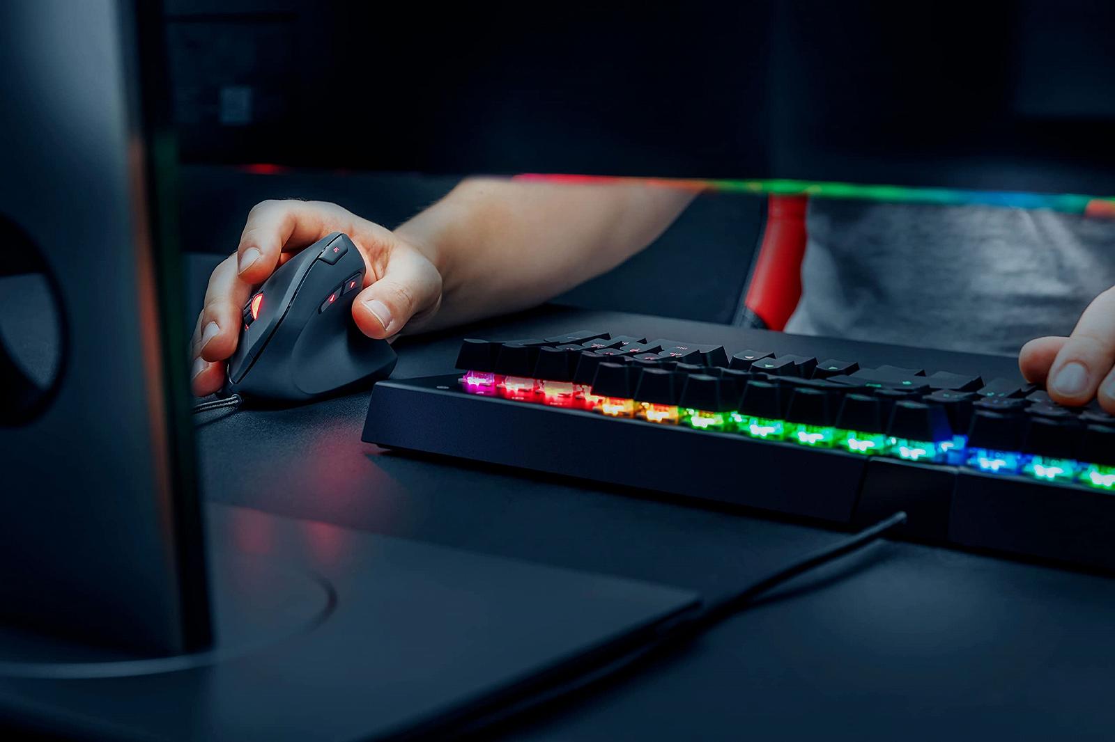 Мышь игровая Trust Gaming GXT 144 Rexx вертикальная эргономичная, 250-10000 DPI, 6 кнопок, черная, фото №6