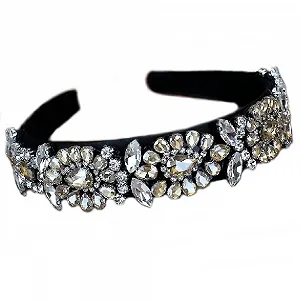 Обруч Turbo Elegant Ceremony Party Brillabenny Золотой Кристалл - Фото 1