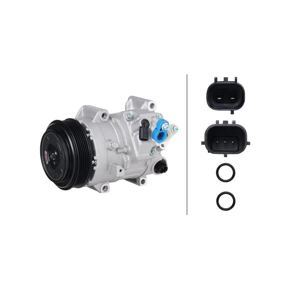 Компрессор кондиционера HELLA 8FK 366 201-471, фото №1