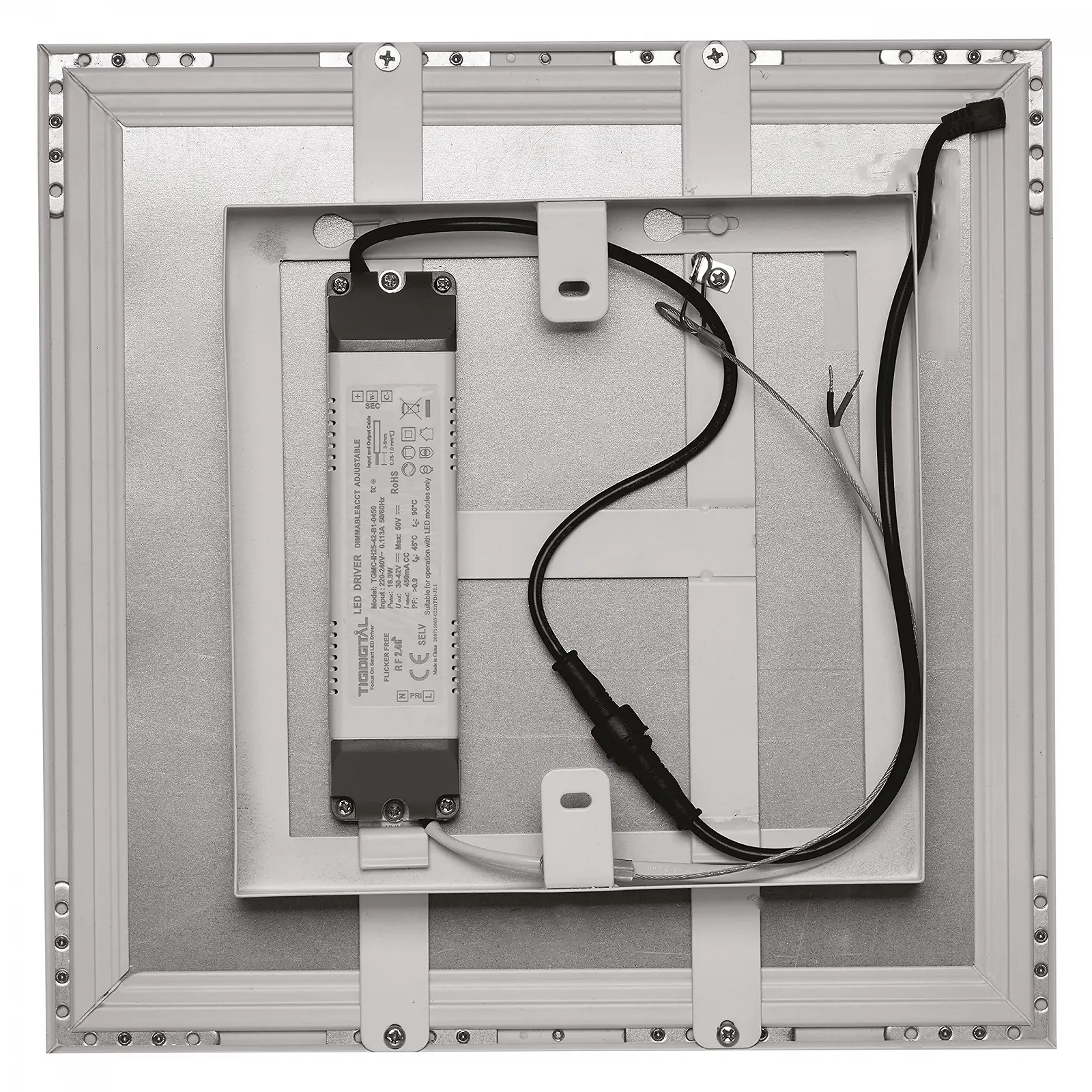 Світильник стельовий EMOS LED 18 Вт регульований з пультом дистанційного керування, безрамковий, CRI 95, регульована яскравість 125-1250 лм і колір світла 2700-6000 K, фото №6