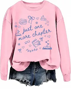 Женская Толстовка Book Lover Just One More Chapter - Фото 1