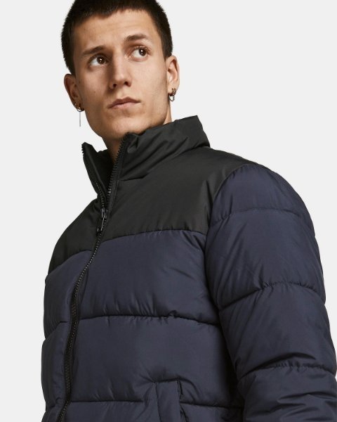 Куртка Jack&Jones PUFFER COLLAR 12189971 Темно-синій XXL, фото №3