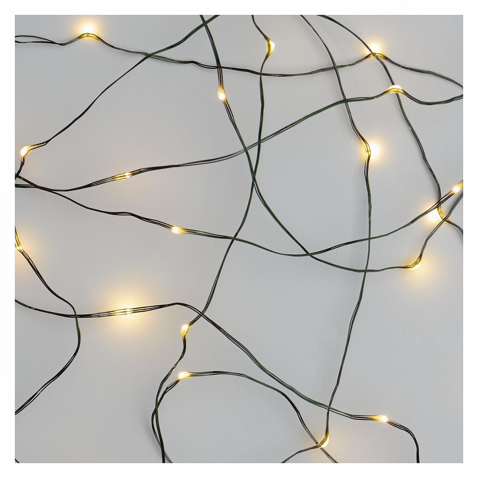 Гірлянда EMOS Nano, 7,5 м, LED, теплий білий, зелений кабель, фото №1