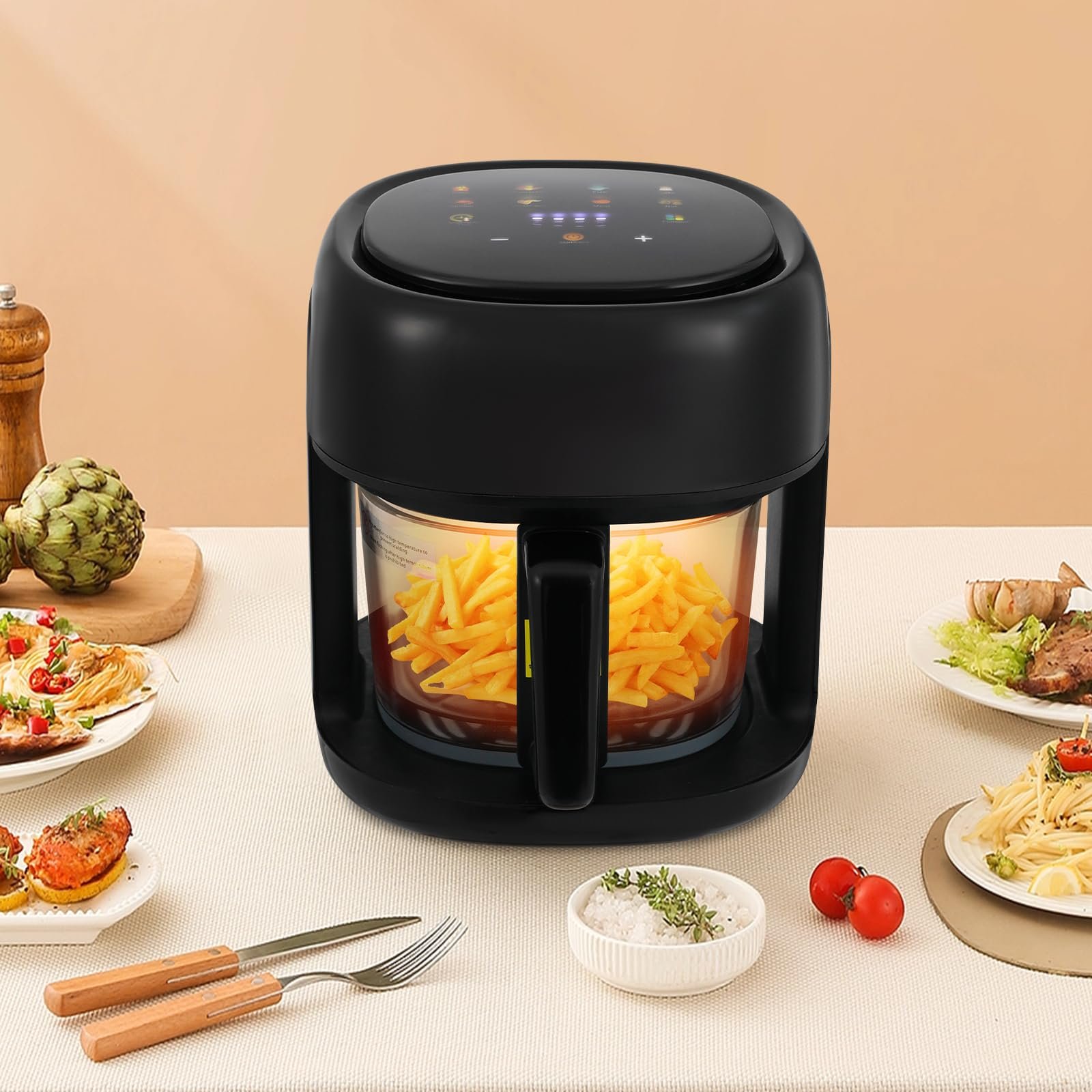 Мультипіч 3.3 L LCD 80-190°C з оглядовим вікном Black, фото №7 Мультипіч 3.3 L LCD 80-190°C з оглядовим вікном Black, фото №7