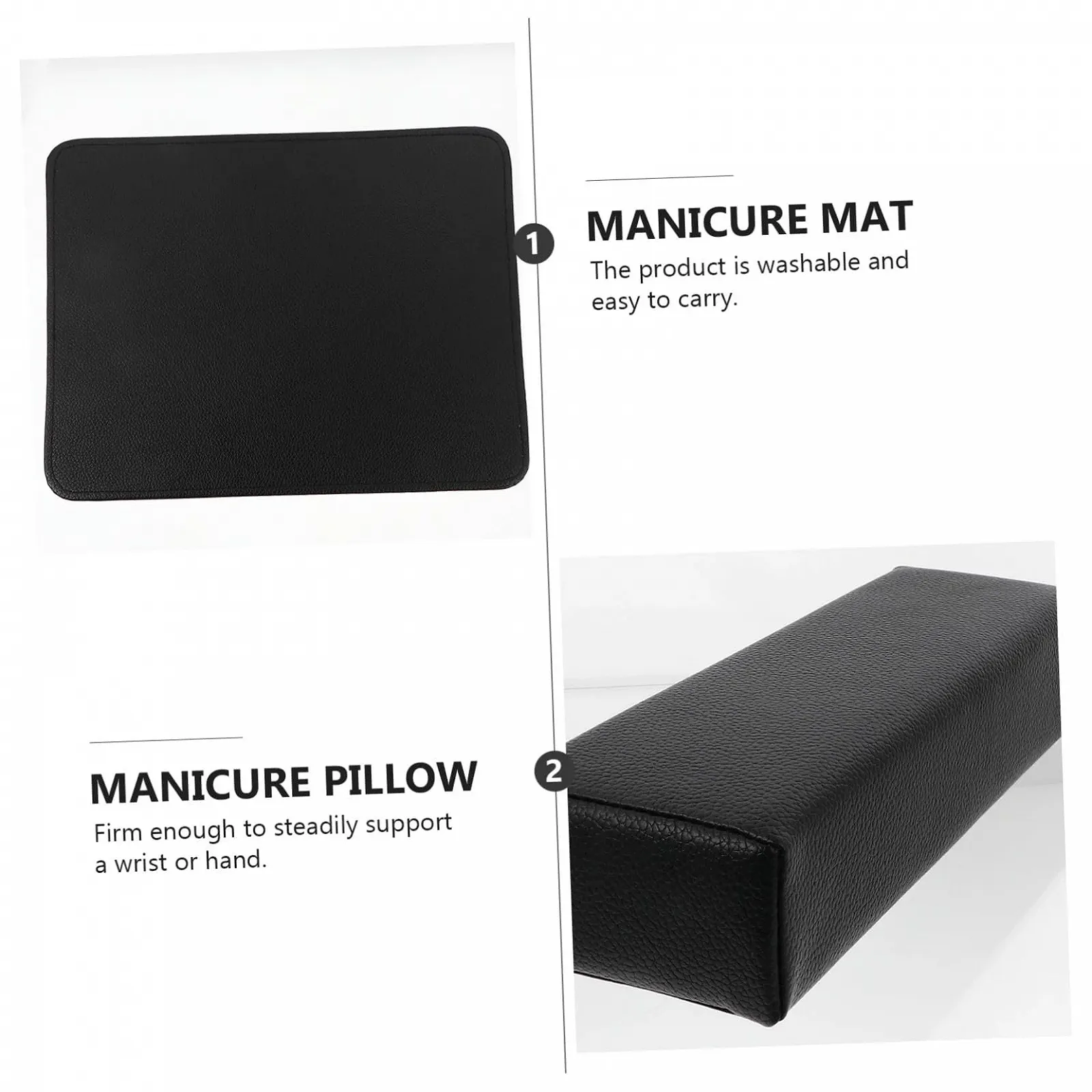 Підставка для рук Ipetboom прямокутна чорна, фото №9