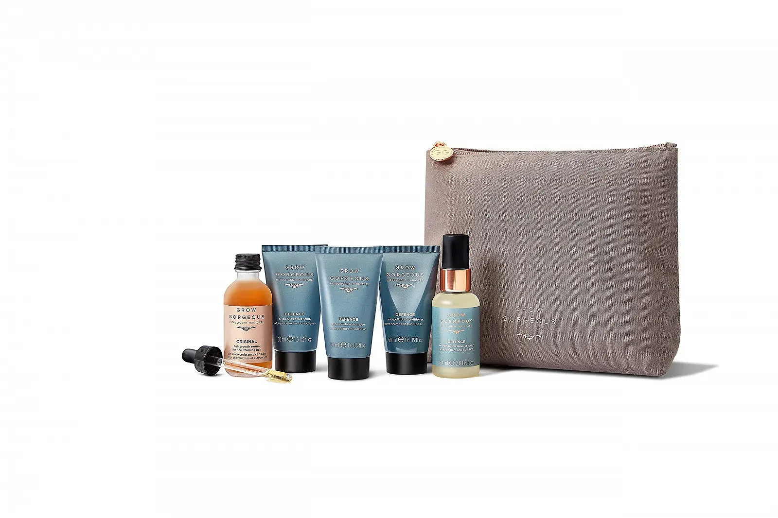 Набір для росту волосся Grow Gorgeous Defence Discovery Kit, фото №1