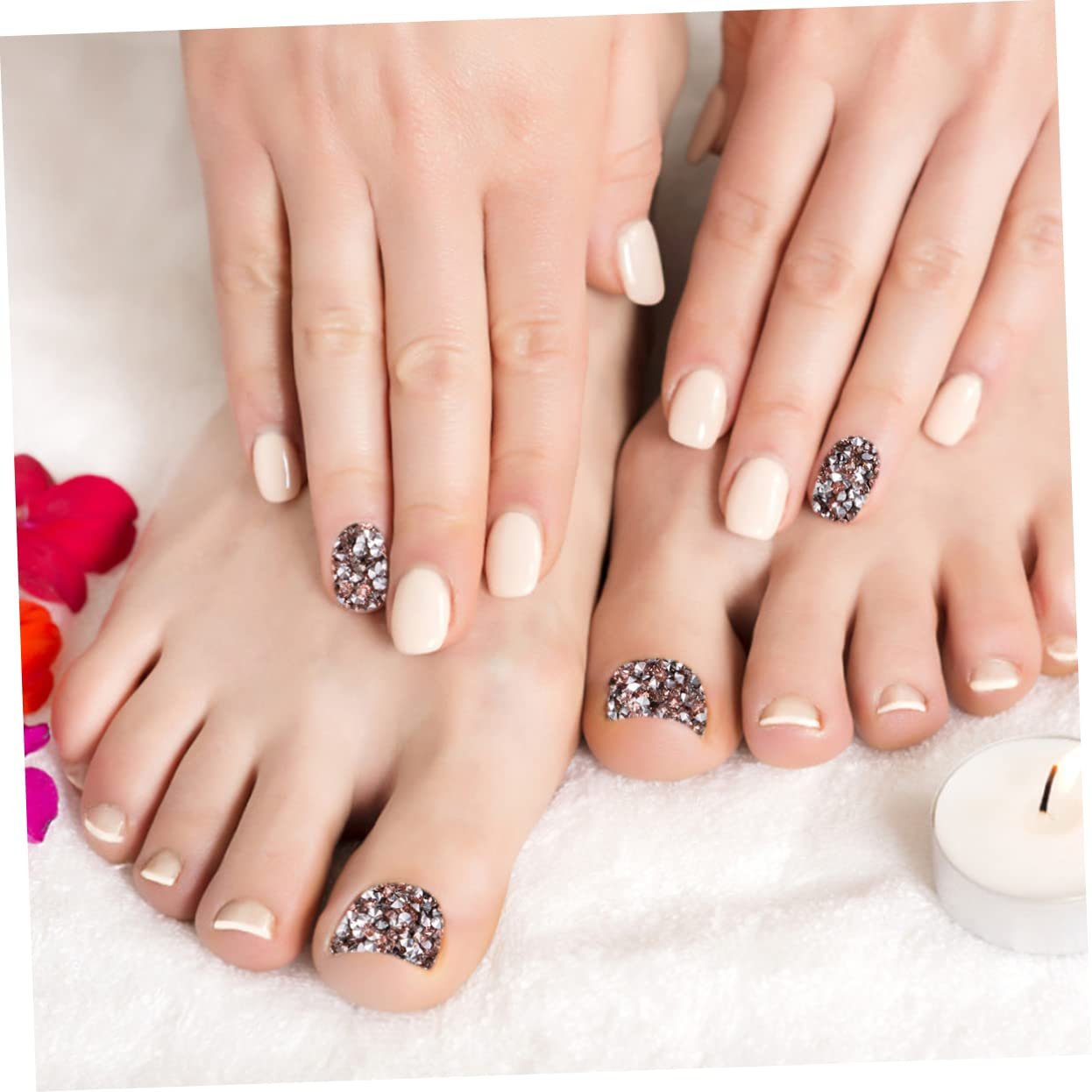 Стразы для ногтей minkissy, маленькие хрустальные бусины, циркониевые бусины, круглые бусины для ногтей, аксессуары для телефона DIY, заостренное основание, 4 упаковки по 5760 штук, фото №8 Стразы для ногтей minkissy, маленькие хрустальные бусины, циркониевые бусины, круглые бусины для ногтей, аксессуары для телефона DIY, заостренное основание, 4 упаковки по 5760 штук, фото №8