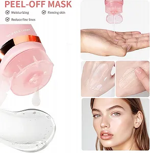 Ночная маска для лица с коллагеном Collagen, ночная маска для лица с органическим коллагеном, ночная маска-пленка для лица с коллагеном, гидролизованный коллаген для сияющей кожи, корейский уход за кожей (упаковка synthetic.ua - Фото 1