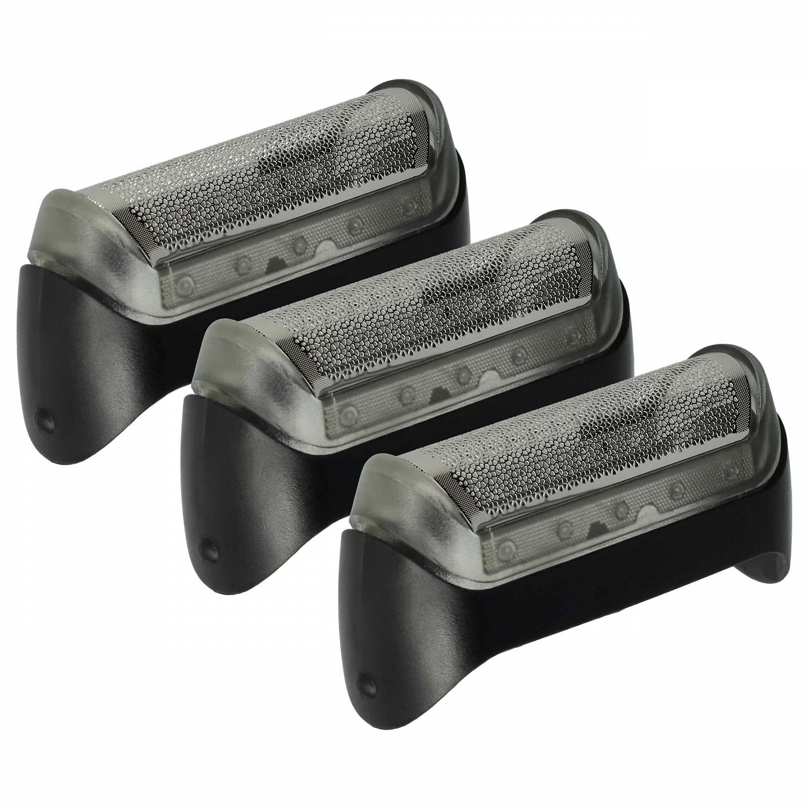 Сітчаста фольга vhbw Braun 180 190 170 1715 1735 190s 190s-1 1775 170s-1 3 шт. Black/Silver, фото №1 Сітчаста фольга vhbw Braun 180 190 170 1715 1735 190s 190s-1 1775 170s-1 3 шт. Black/Silver, фото №1