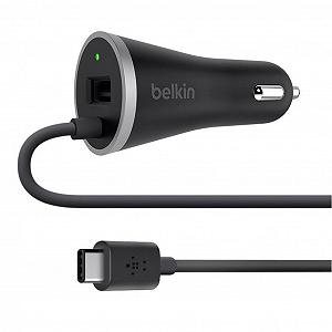 Зарядное устройство для телефона Belkin BOOST^CHARG USB 3.0, 15W c кабелем Type-C, 1.2м, B (F7U006BT04-BLK) Зарядное устройство для телефона Belkin BOOST^CHARG USB 3.0, 15W c кабелем Type-C, 1.2м, B (F7U006BT04-BLK)