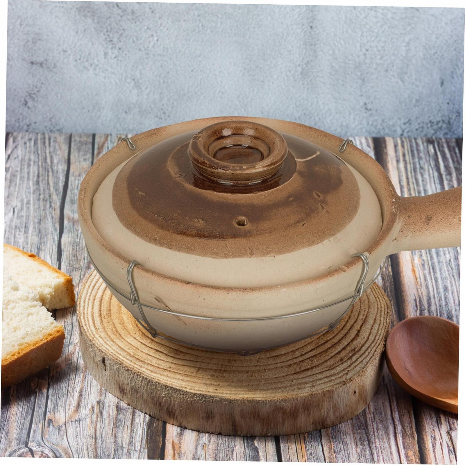 Горщик китайський глиняний термостійкий з товстою ручкою, фото №3