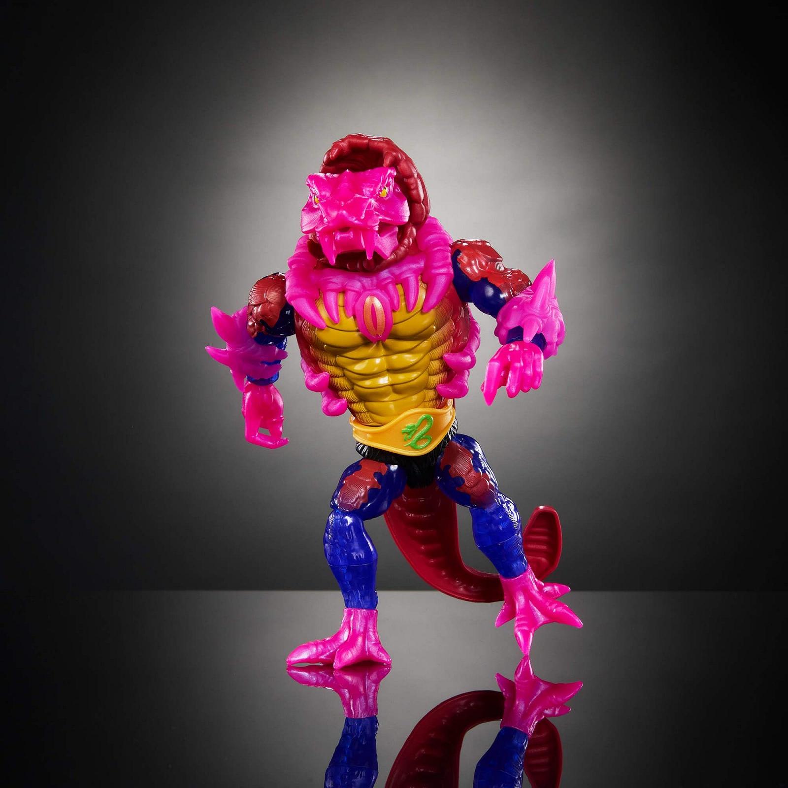Фігурка Рухома Masters of the Universe Origins Turtles of Grayskull Rattlor Reptile Wars, Teenage Mutant Ninja і MOTU Кросовер Герой, JBN01, Багатобарвний, фото №5