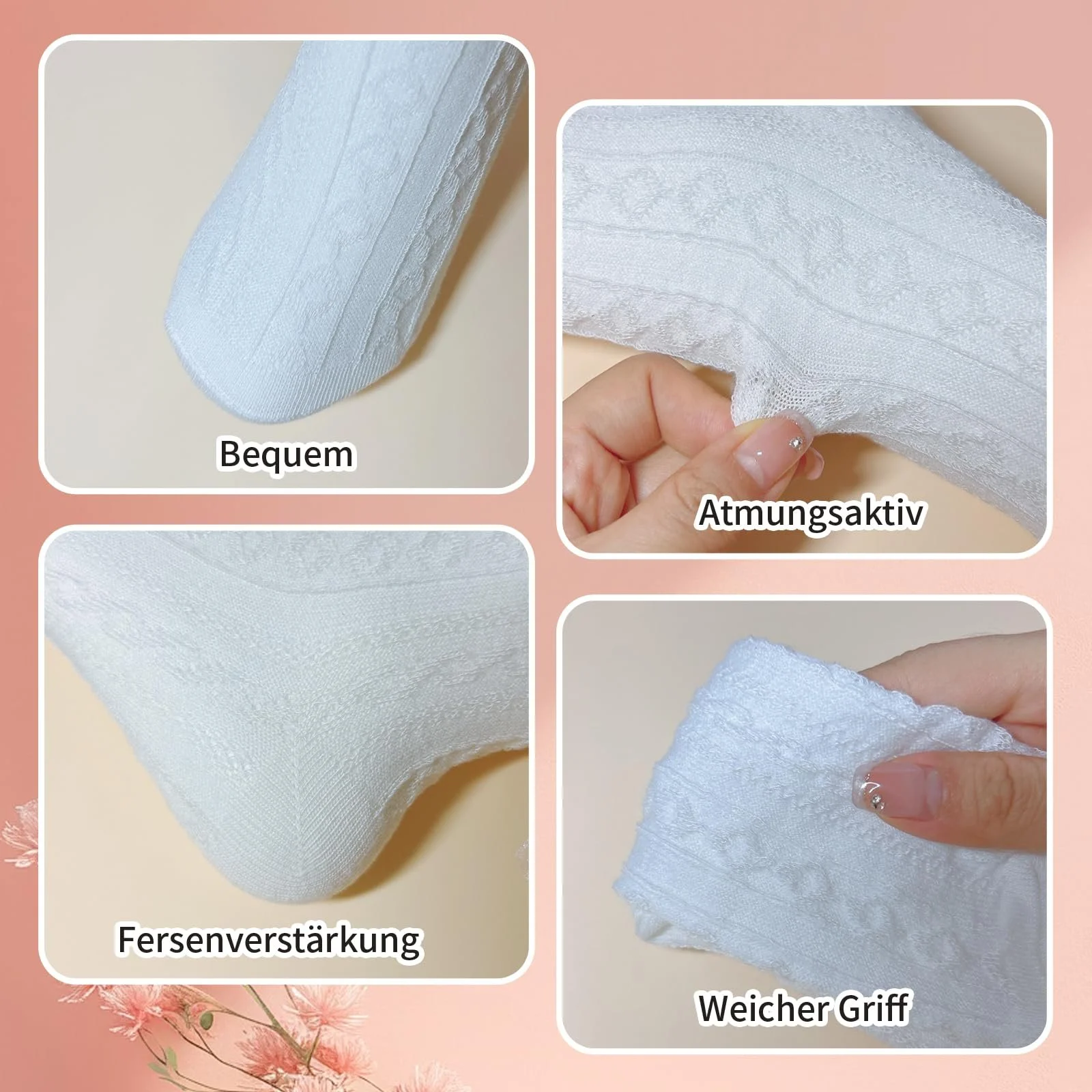 Носки с рюшами женские (10 пар), фото №3