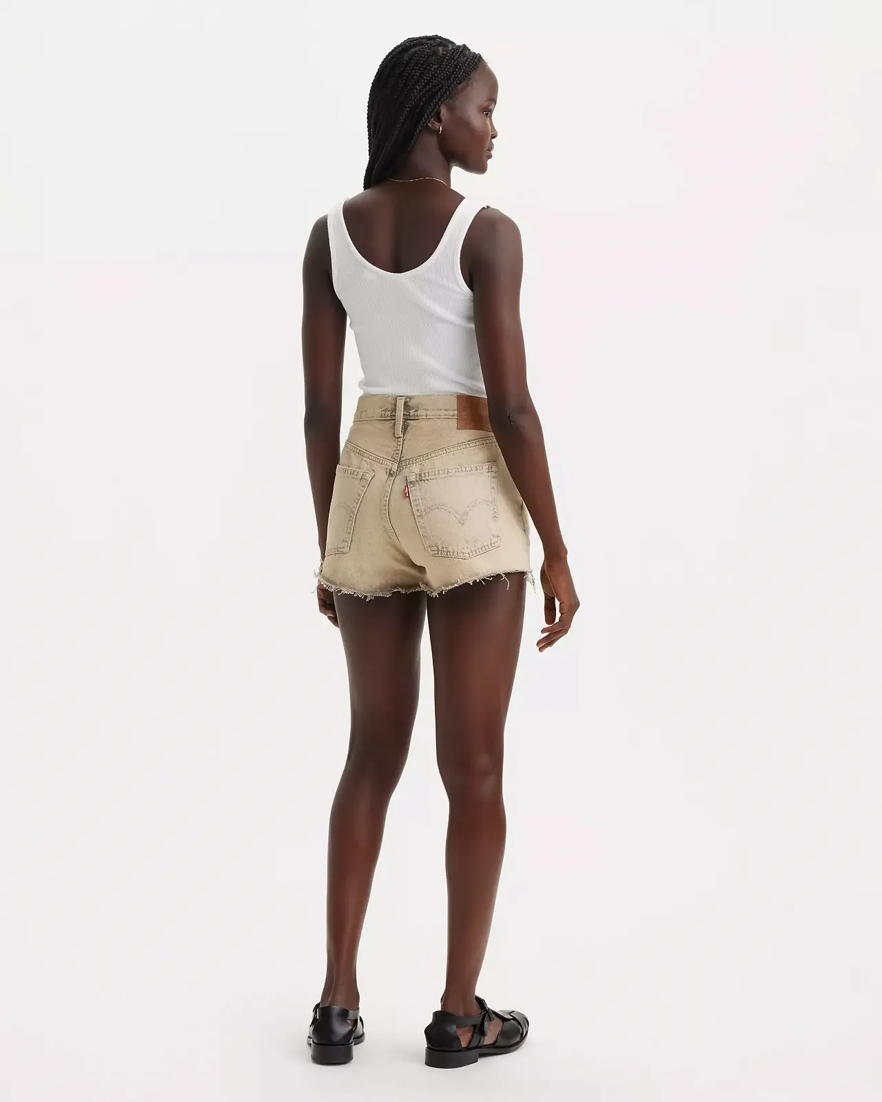 Жіночі шорти Levis - 501 Original Short Coastal Khaki - Womens - 25, фото №4