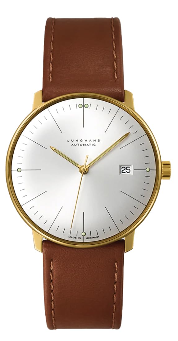 Часы Автоматические JUNGHANS Max Bill 27/7002.02, золотые, Классические, фото №1