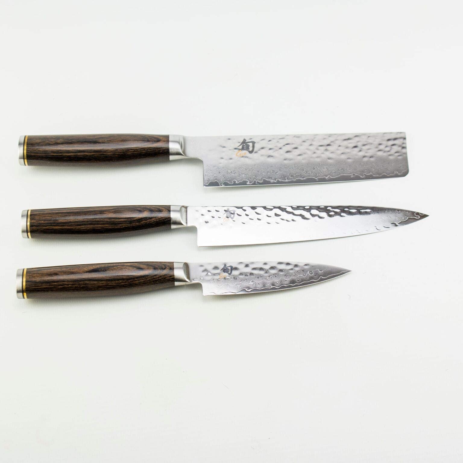 Набір ножів KAI Shun Tim Mälzer TDM-1700 (Офісний ніж), TDM-1701 (Універсальний ніж) та TDM-1742 (Nakiri) + Сумка для ножів KAI, фото №3