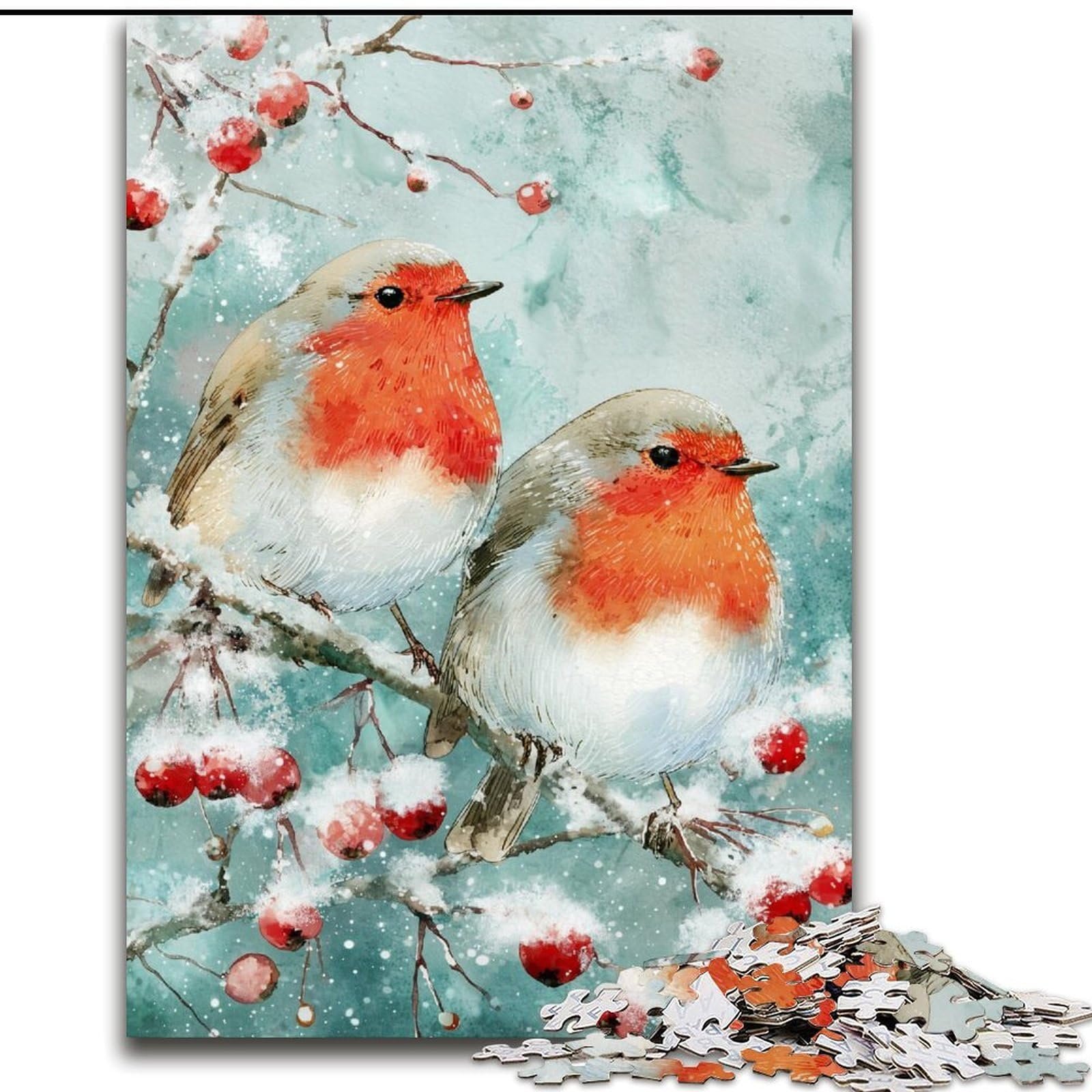 Пазл Small Robins 1000 деталей 38 x 26 см, фото №2