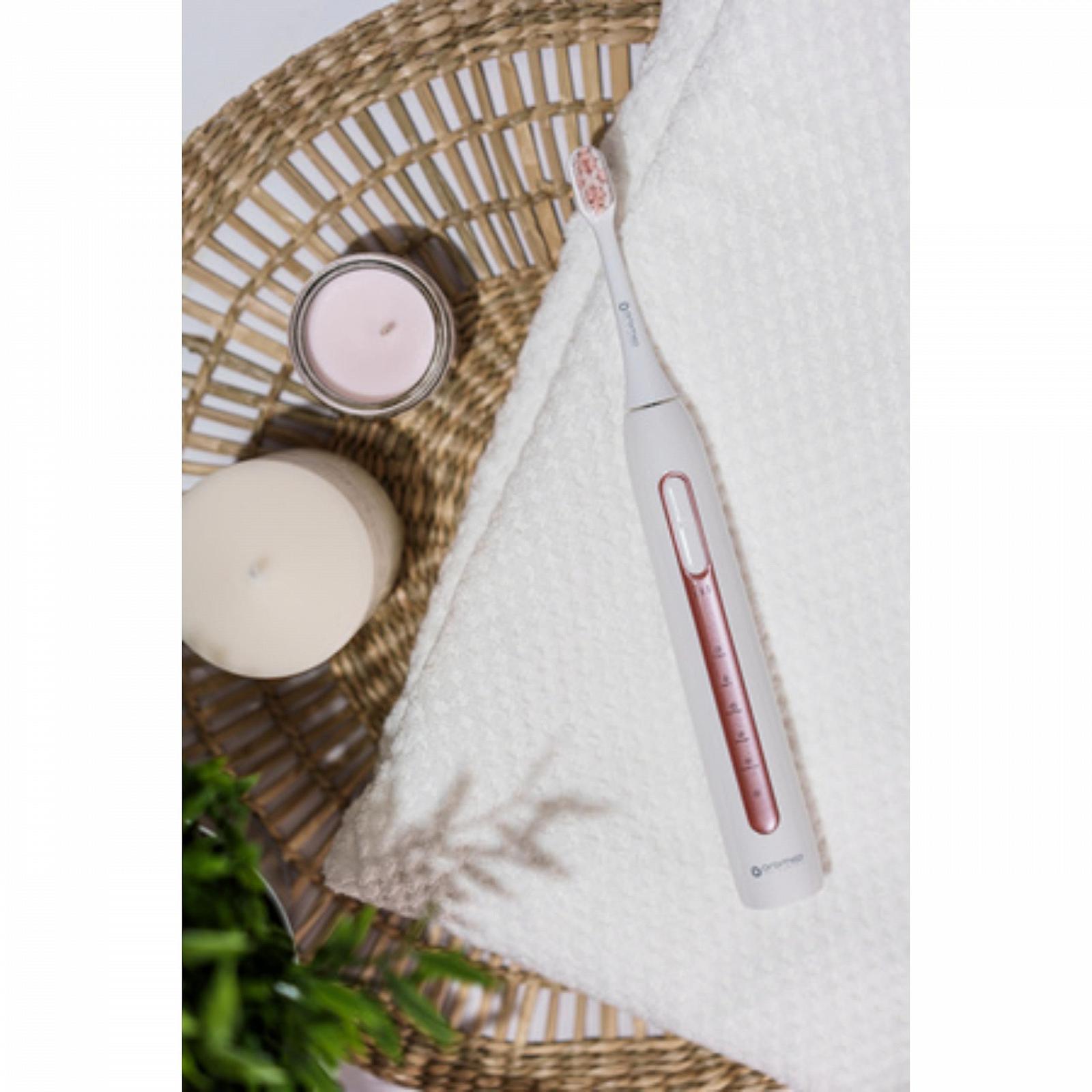 Електрична звукова зубна щітка Oromed Oro Smile 5 режимів Pink, фото №8