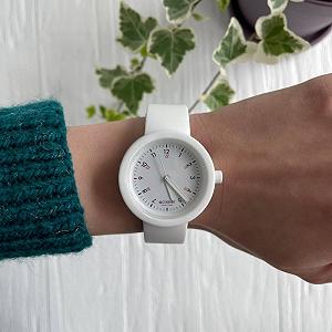 Жіночий силіконовий годинник-конструктор actimer білий ремінець циферблат White time synthetic.ua - Фото 1