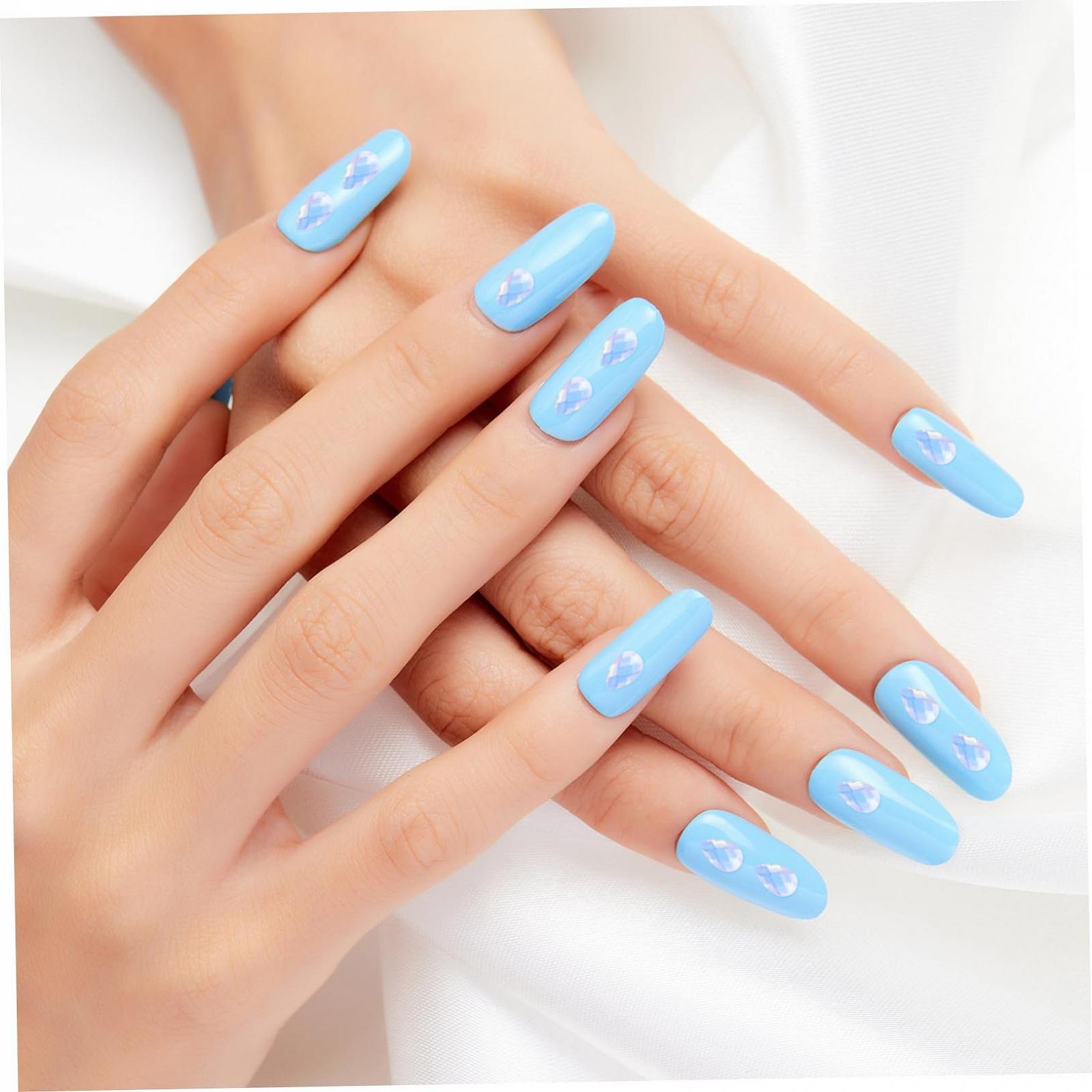 Стразы для ногтей FRCOLOR, декоративные, для маникюра, стильные украшения для ногтей для особых случаев и креативных дизайнов, смешанные плоские камни разных цветов, фото №6