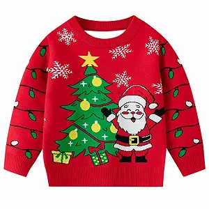 Пуловер для дівчат та хлопчиків Святковий synthetic.ua - Фото 1