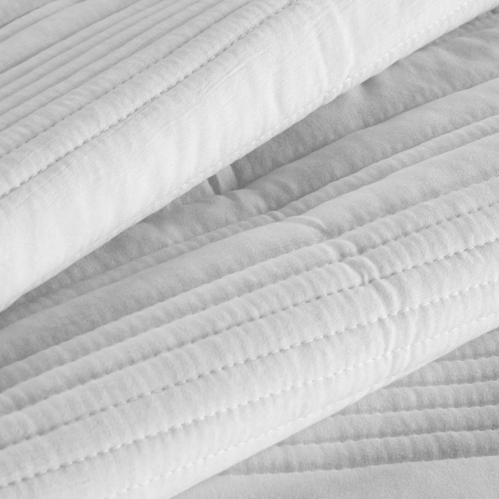 Покрывало Eurofirany Бархатное Tara в полоску Белый 220 x 240 см, фото №5 Покрывало Eurofirany Бархатное Tara в полоску Белый 220 x 240 см, фото №5