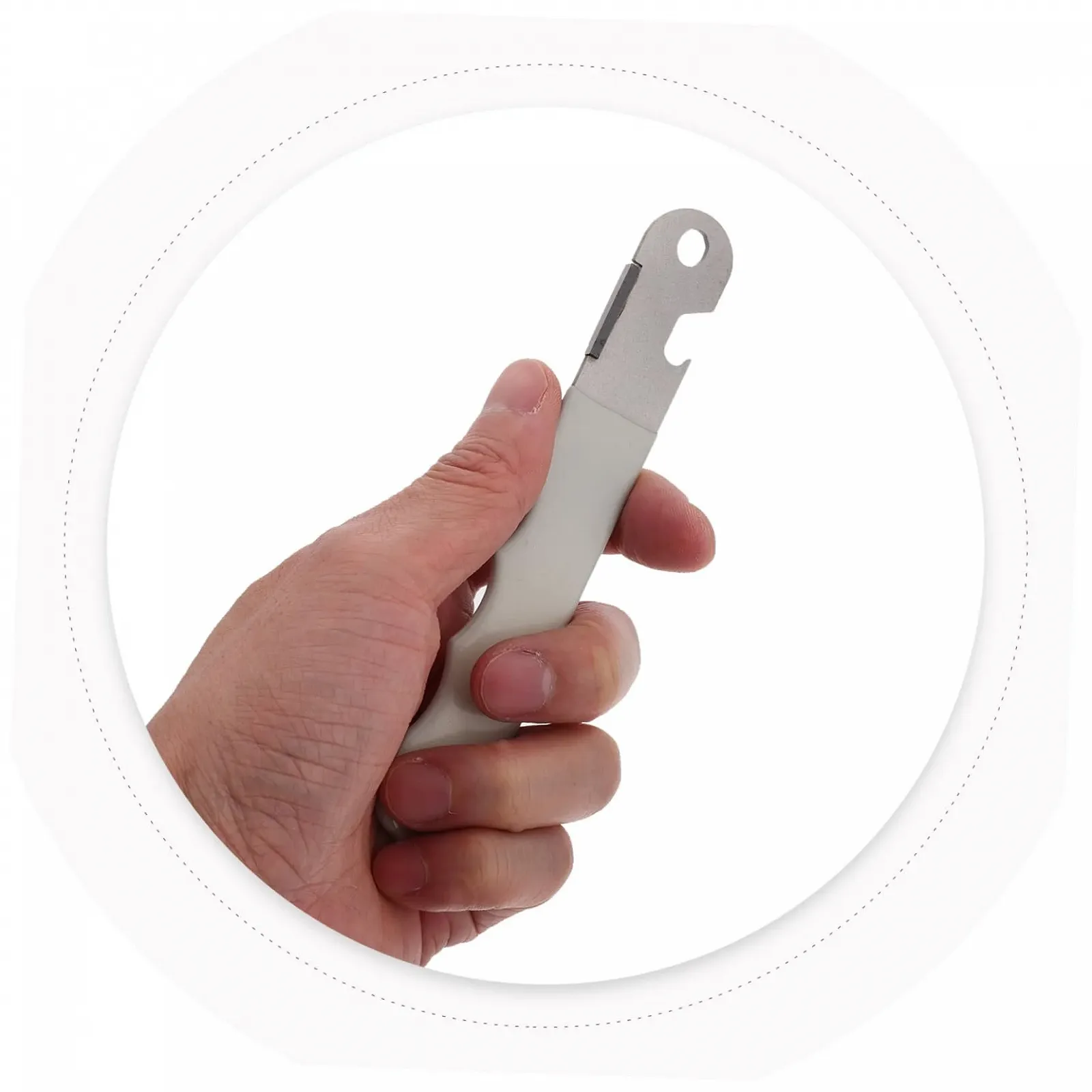 Многофункциональная точилка для ножей ножниц крючков и долот Белый пластик, фото №4