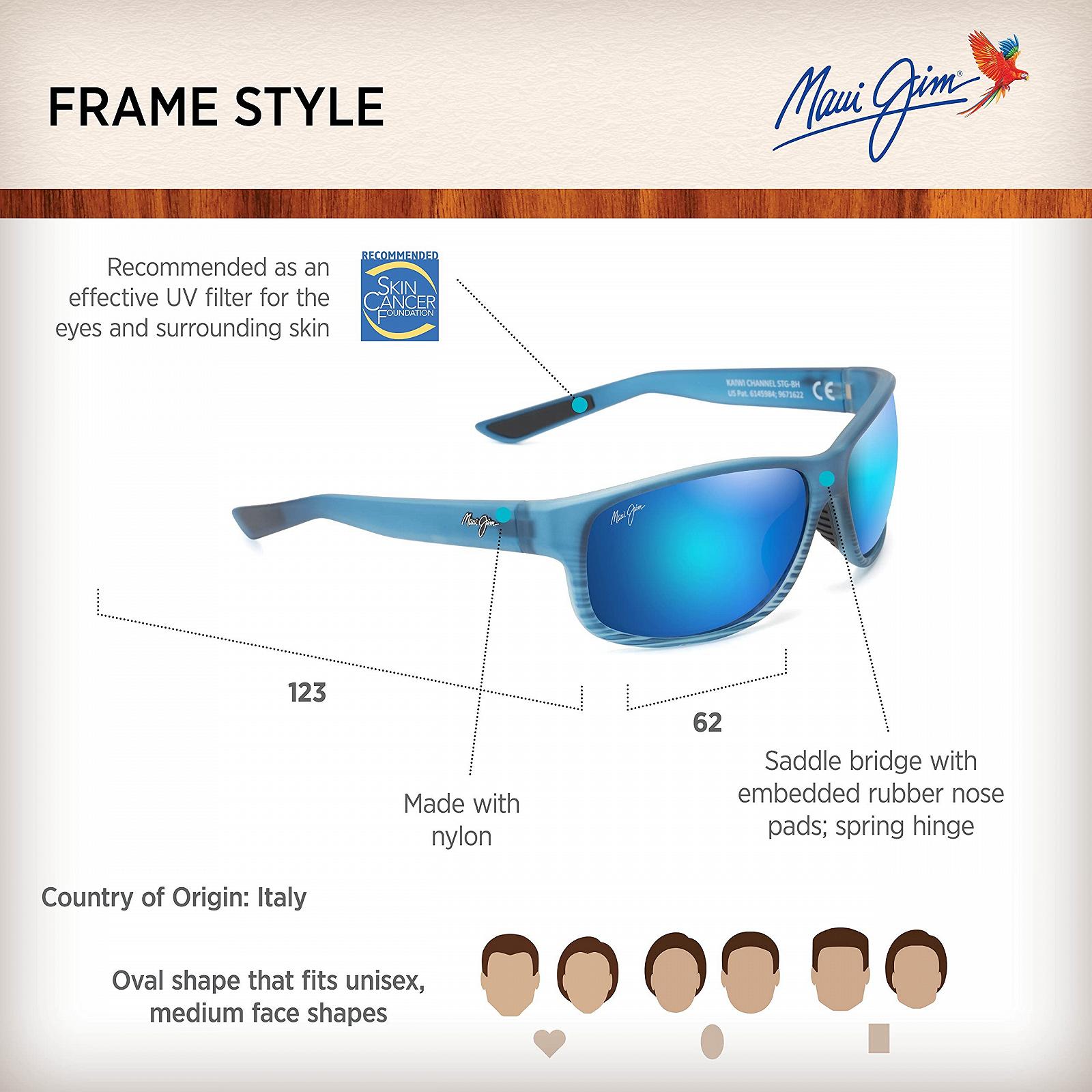 Солнцезащитные очки Unisex Maui Jim Kaiwi Channel, фото №6