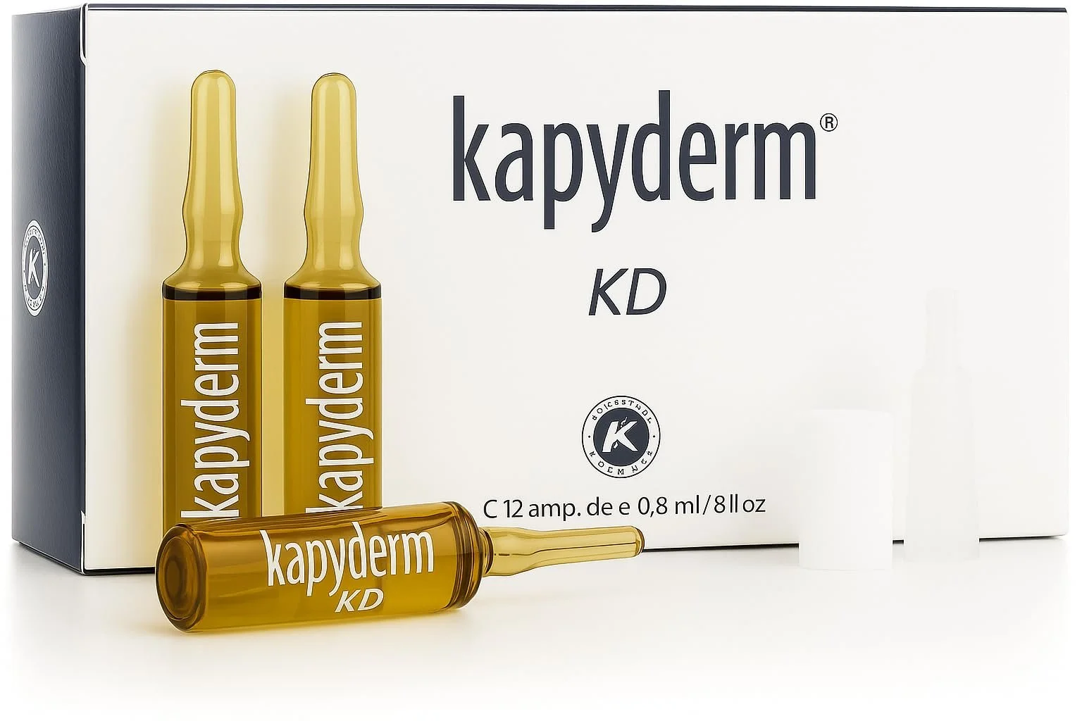 Ампули проти випадіння волосся KAPYDERM KD 12 x 8 мл, фото №1 Ампули проти випадіння волосся KAPYDERM KD 12 x 8 мл, фото №1