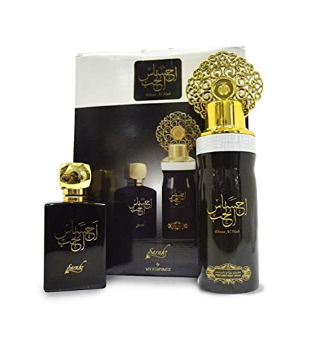 Eau de Parfum Ehsas Al Hub Мужской ОАЭ Подарочный Набор 100 мл Парфюм 200 мл Дезодорант-спрей, фото №6