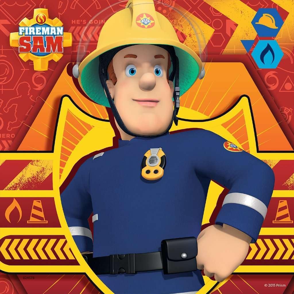 Пазл Ravensburger Fireman Sam 09386 Call Sam at Danger 3 x 49 деталей, фото №3
