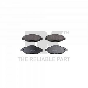 Комплект гальмівних колодок, дискове гальмо NK 223747 для PEUGEOT передній міст - Фото 1