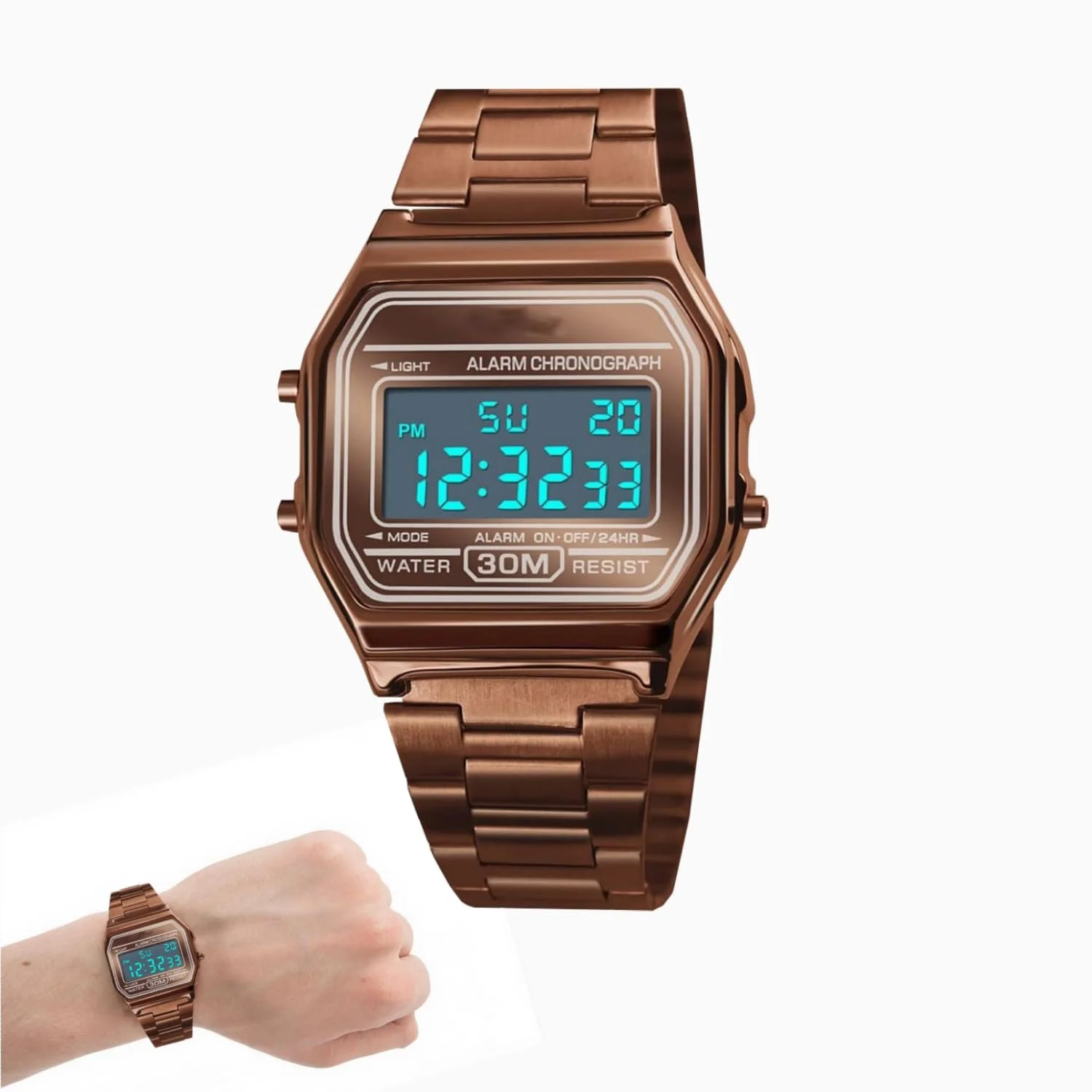 Діловий наручний годинник Nicoone Luxuri", 30 м, водонепроникний, спортивний, фото №6 Діловий наручний годинник Nicoone Luxuri", 30 м, водонепроникний, спортивний, фото №6