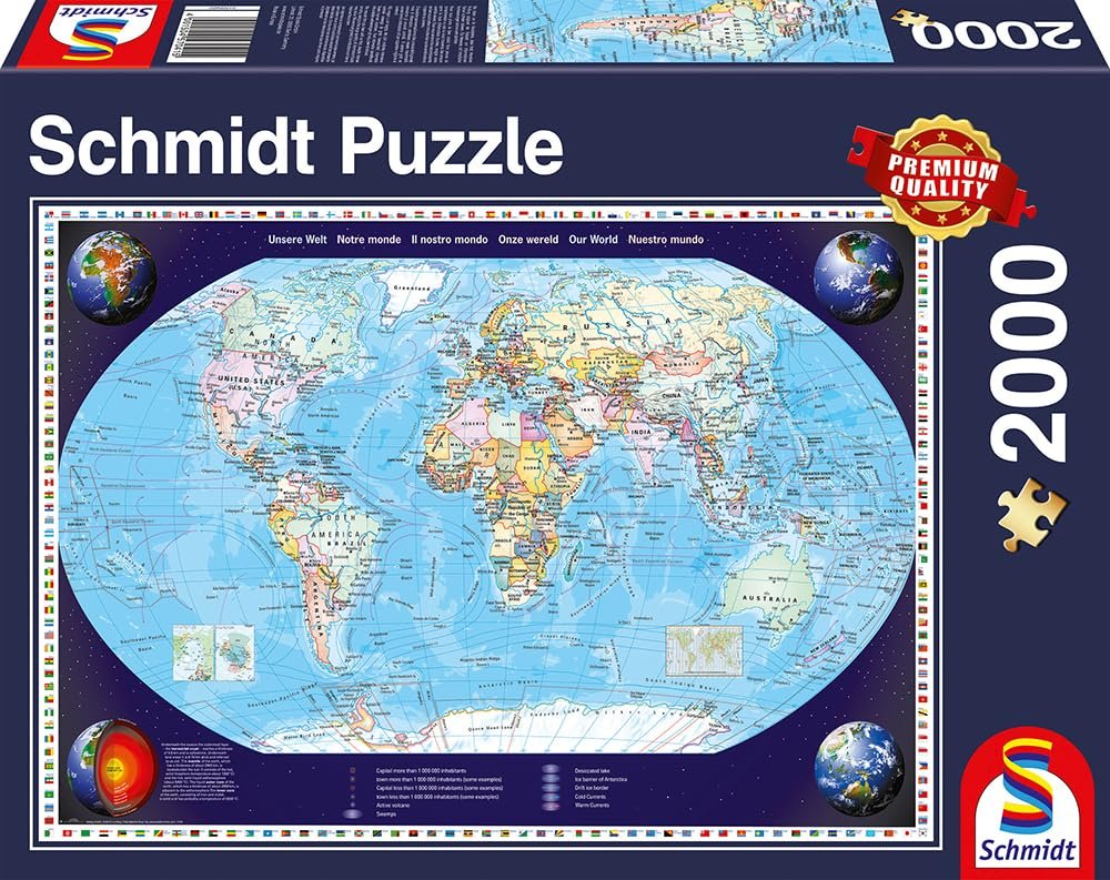 Пазл Schmidt Spiele Our World 57041 2000 элементов разноцветный, фото №4 Пазл Schmidt Spiele Our World 57041 2000 элементов разноцветный, фото №4