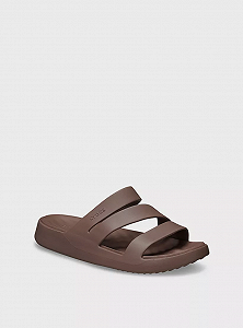 Шльопанці Getaway Strappy MtP 209587-0LF-Truffle CROCS W4Коричневий 34 - Фото 1