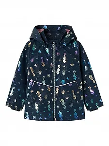 Всепогодна куртка Name It Nmfmaxi Seahorse Foil для дівчат - Фото 1