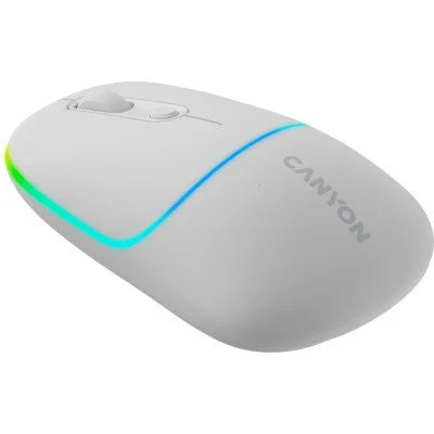 Мышка Canyon MW-22 Dual Band RGB Wireless Snow White (CNS-CMSW22SW), фото №2