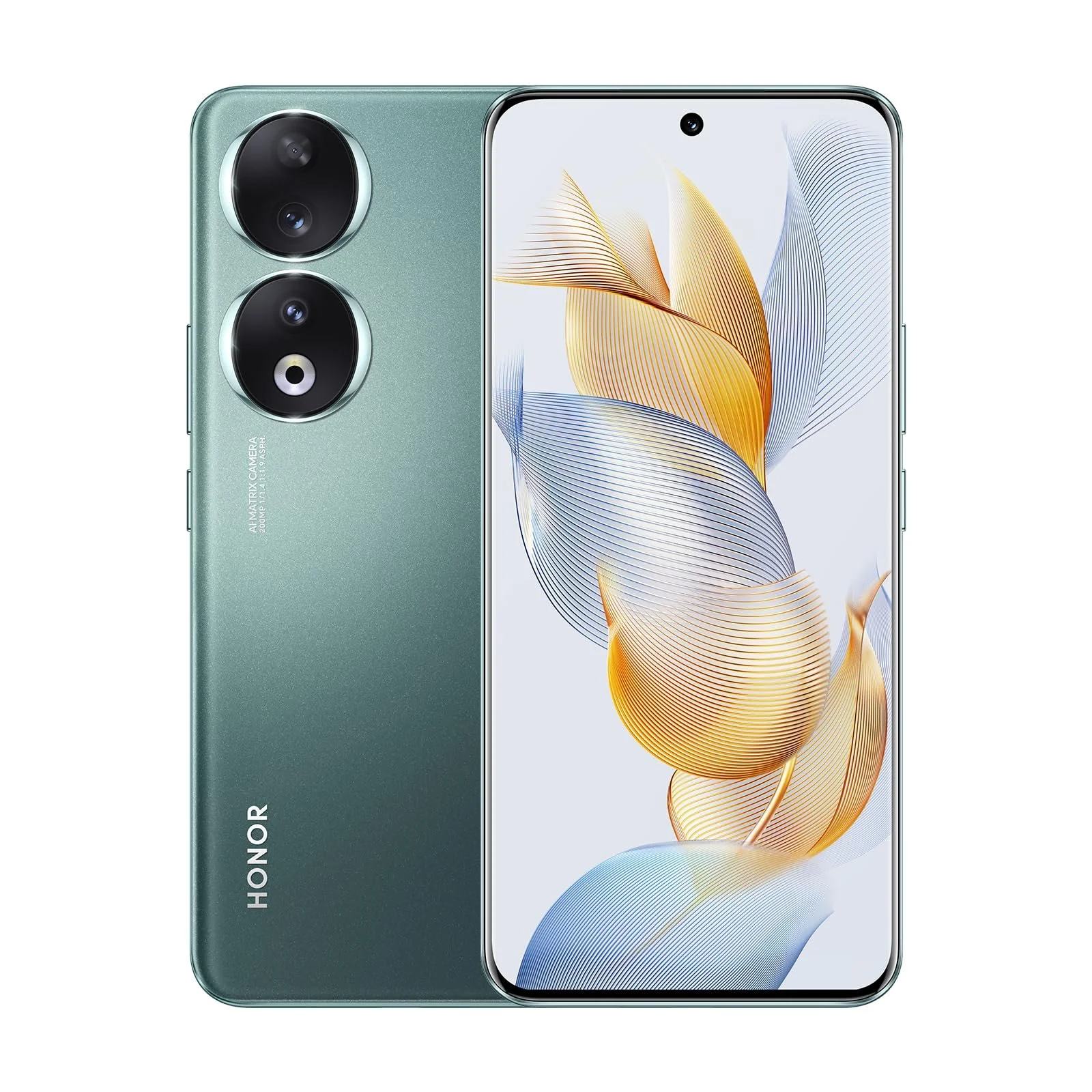 Смартфон HONOR 90 5G 12GB/512GB AMOLED 6.7" 120Гц 200Мп Android 13 Dual SIM NFC (Без зарядного устройства) Green, фото №1