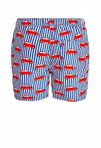 Шорти для плавання JJIBALI JJSWIMSHORTS AKM ITALIA 12186944 Flame Scarlet Jack&Jones Блакитний M synthetic.ua - Фото 1