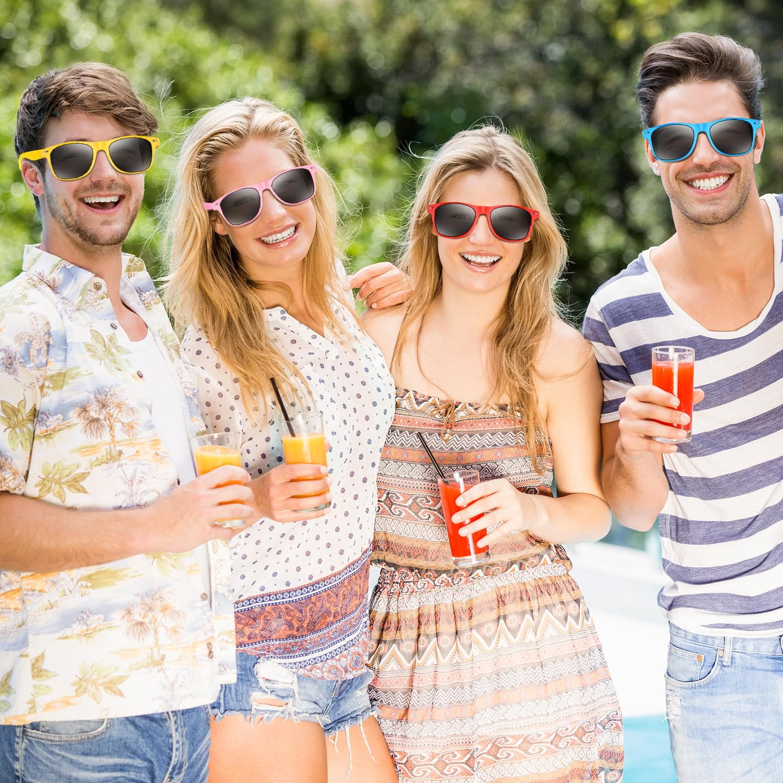 Солнцезащитные очки NEBURORA Neon, Неоновые, 24 шт, фото №6