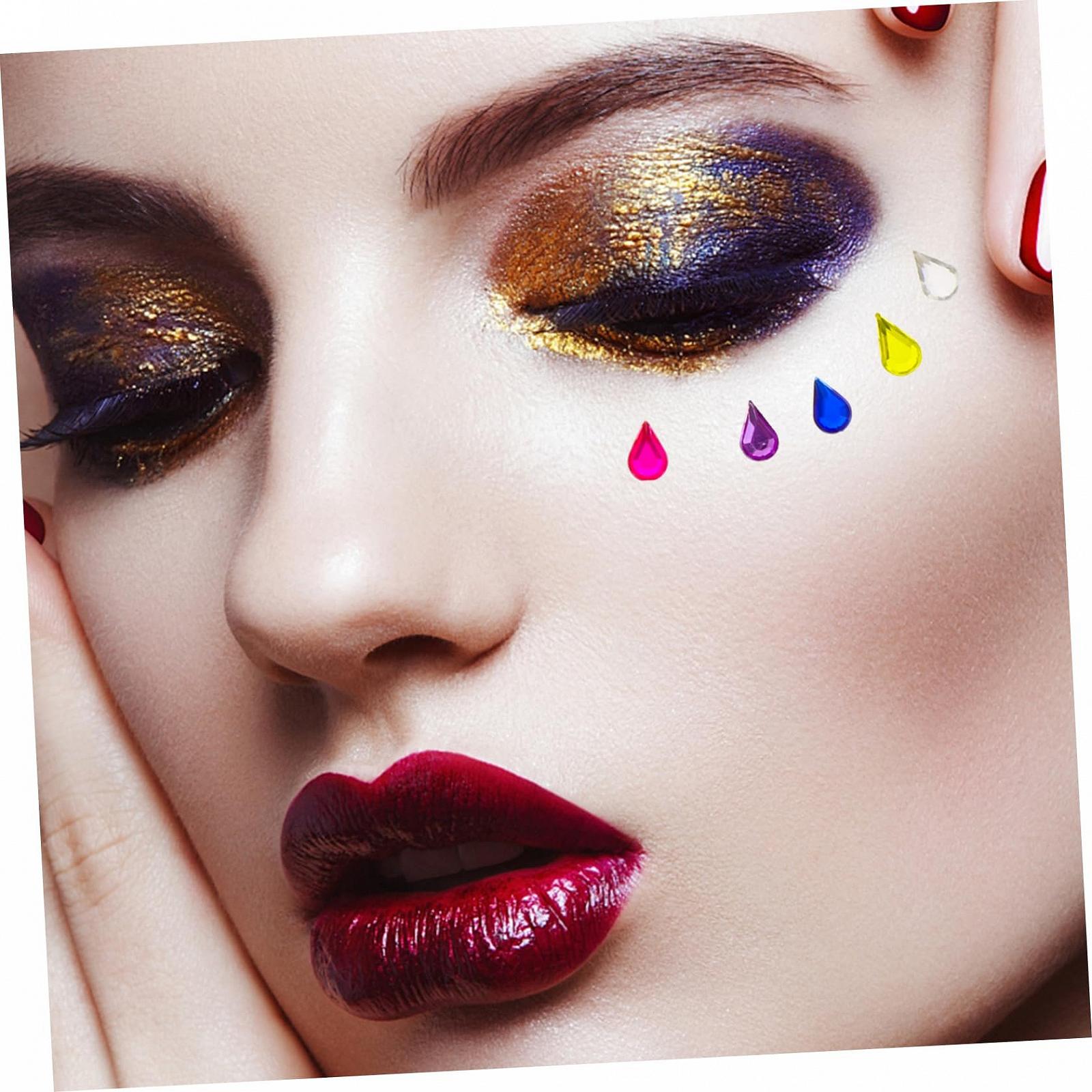 Наклейки Стрази для нігтів Healeved 5 аркушів, фото №4