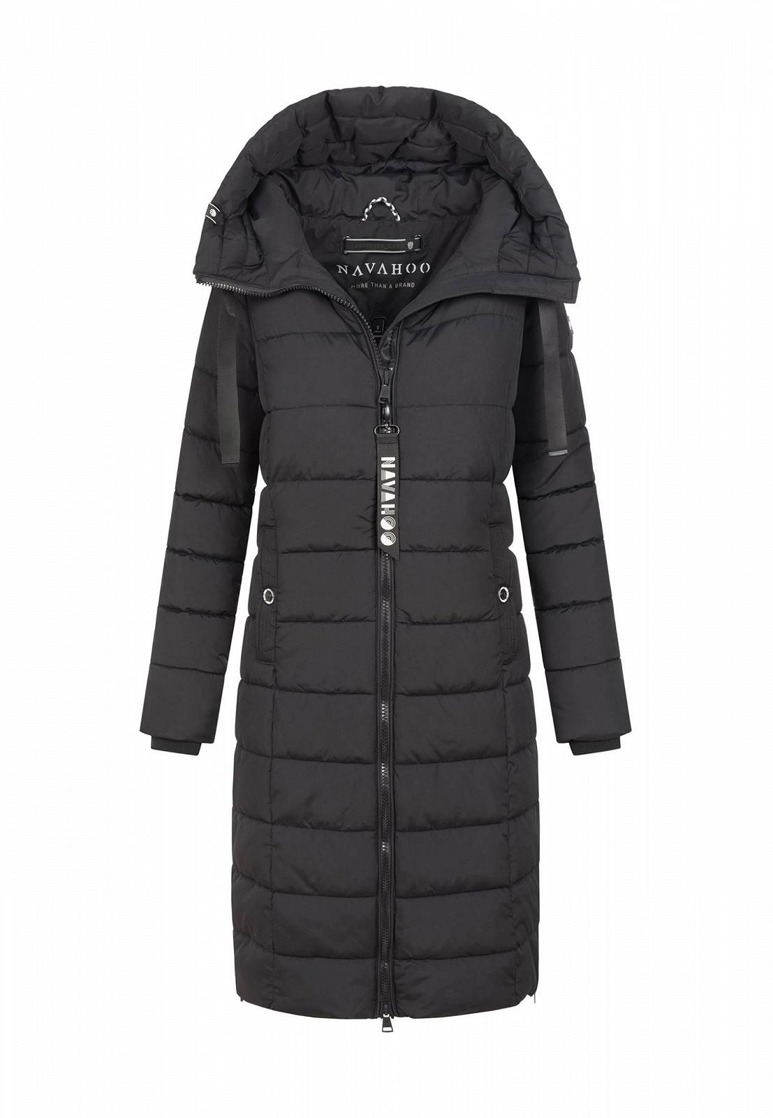 Женская зимняя куртка Navahoo N036, ветро- и водонепроницаемая, большой капюшон, боковые разрезы, стеганое пальто, теплая куртка, фото №2