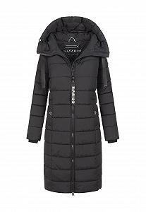 Женская зимняя куртка Navahoo N036, ветро- и водонепроницаемая, большой капюшон, боковые разрезы, стеганое пальто, теплая куртка synthetic.ua - Фото 1