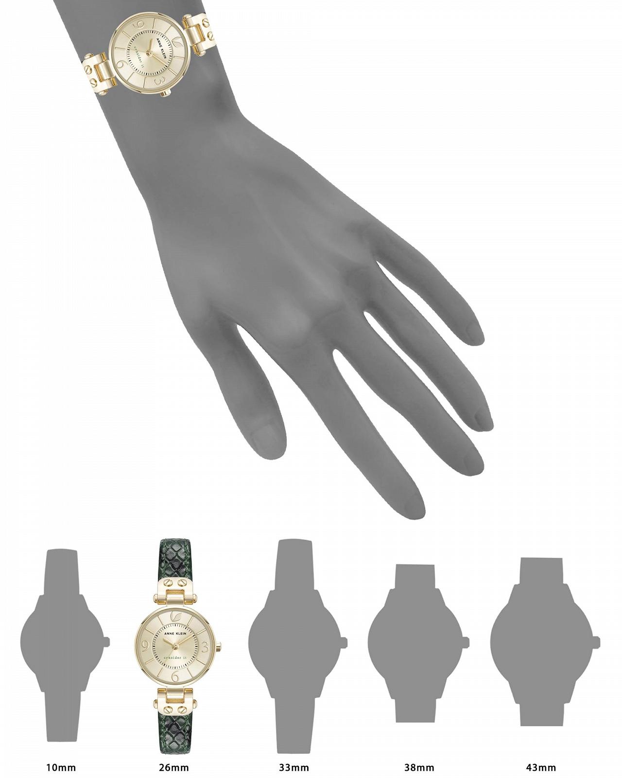 Жіночий годинник Ремінець зі стійкої шкіри Anne Klein AK/5144, фото №4