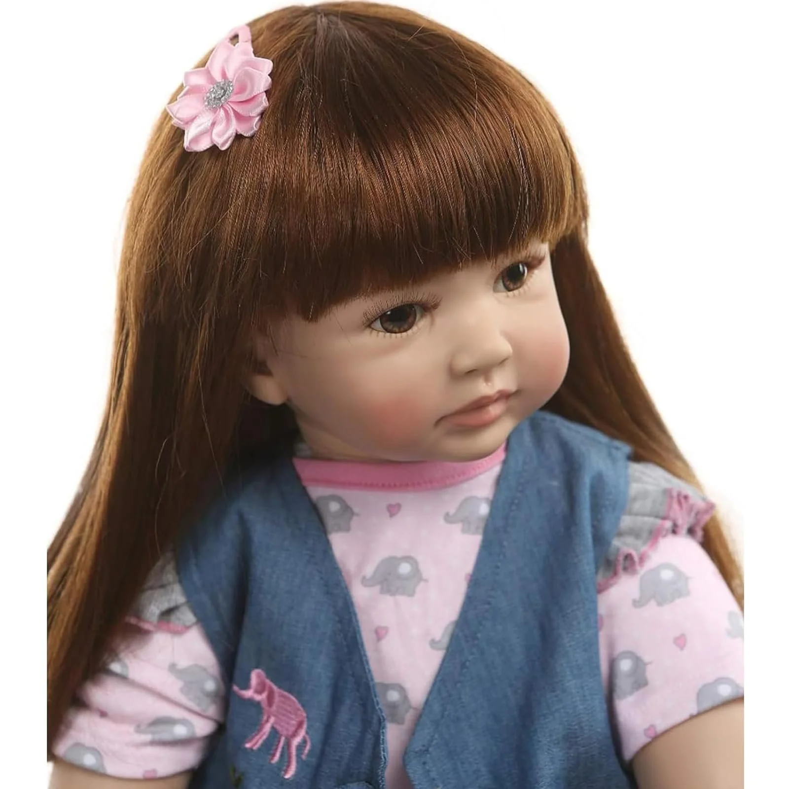 Кукла ZIYIUI Reborn Dolls Toddler 24 дюйма 60 см мягкий винил силикон реалистичная детская кукла ручной работы девочка, фото №5