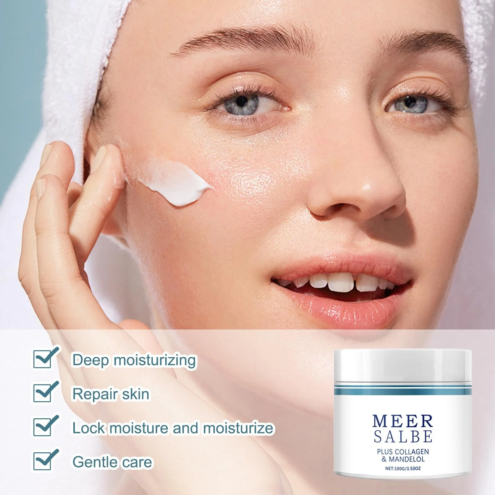 Мазь для нігтів Морська, 100 г, Зволожуюча Морська Мазь, фото №3