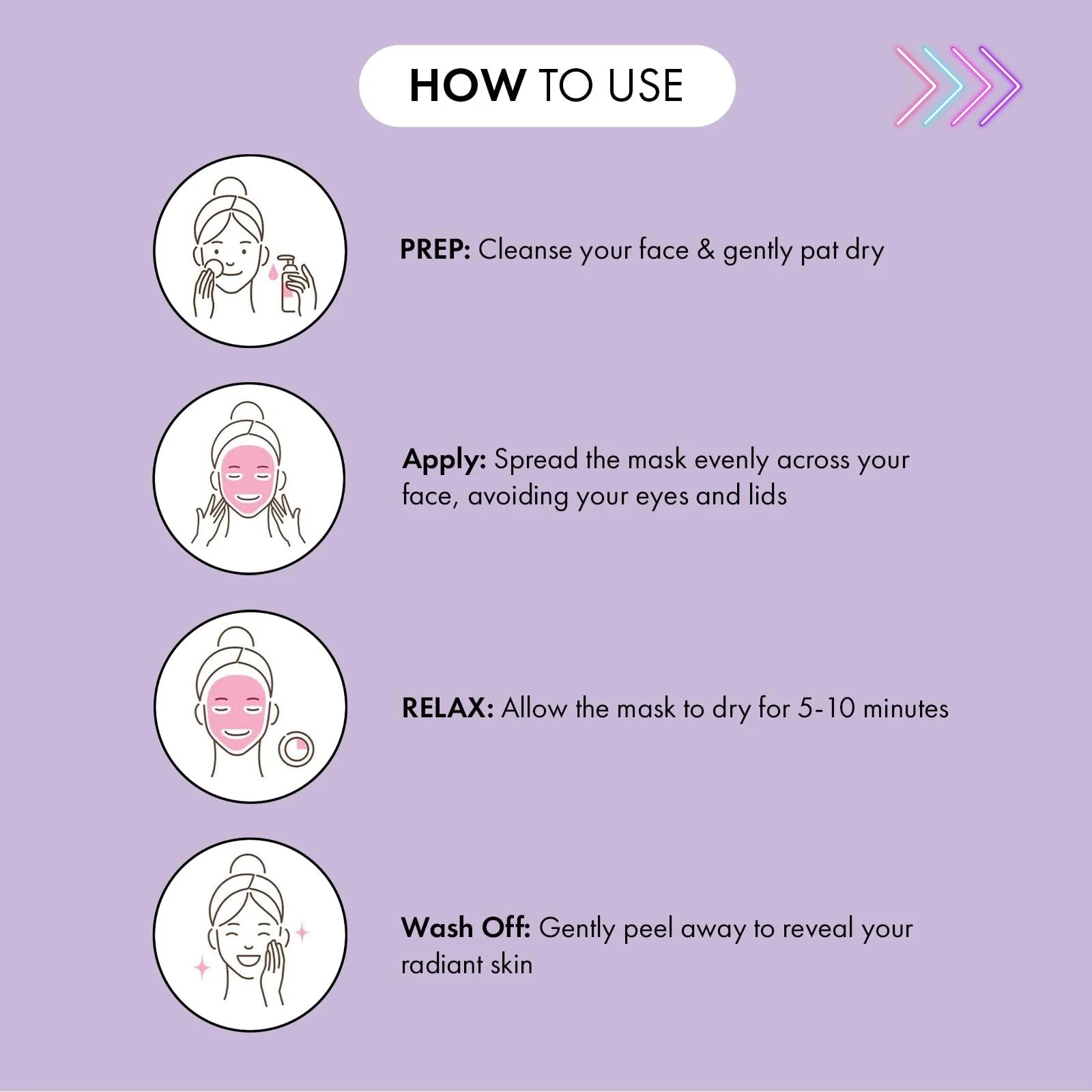 Тканинні маски для обличчя Набір з тваринами з тиграми, кошенятами та пандами 3 штук (1 паковання), фото №6