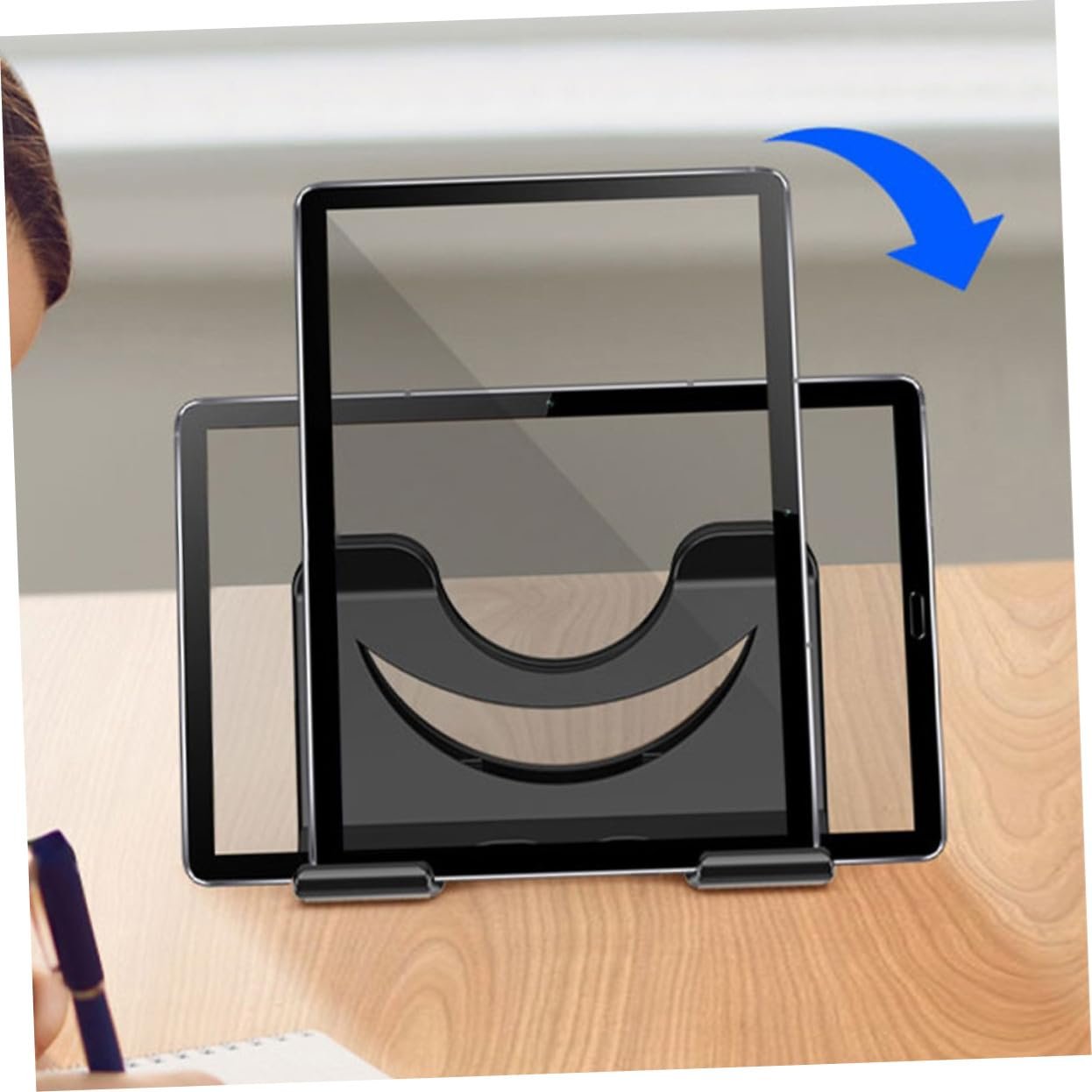 Тримач для ноутбука Vertical ABS і силікон, ергономічний, з регулюванням висоти, з функцією охолодження, компактний і портативний, фото №7 Тримач для ноутбука Vertical ABS і силікон, ергономічний, з регулюванням висоти, з функцією охолодження, компактний і портативний, фото №7